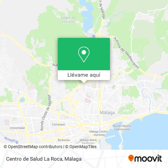 Mapa Centro de Salud La Roca