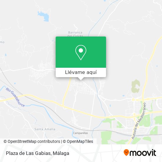 Mapa Plaza de Las Gabias