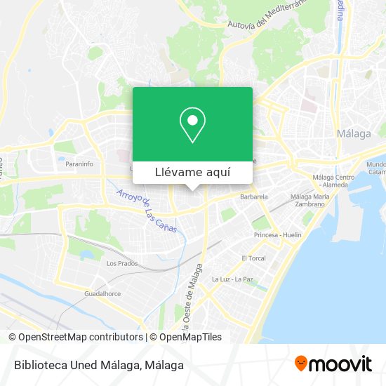 Mapa Biblioteca Uned Málaga