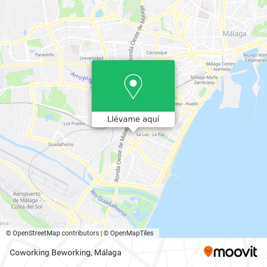 Mapa Coworking Beworking