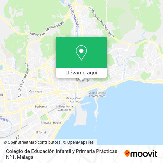 Mapa Colegio de Educación Infantil y Primaria Prácticas Nº1