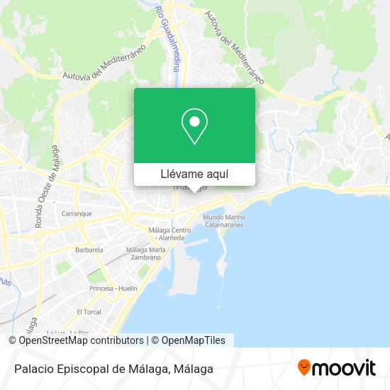 Mapa Palacio Episcopal de Málaga
