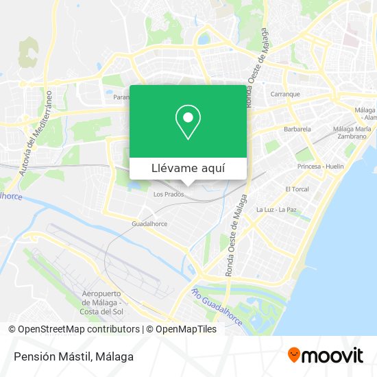 Mapa Pensión Mástil