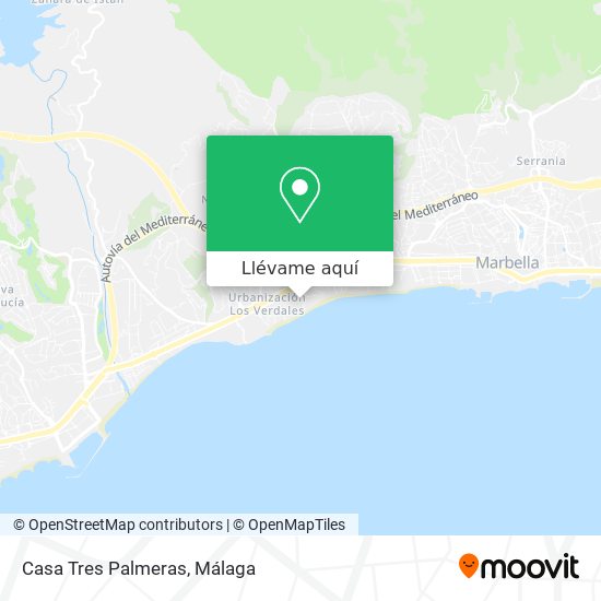 Mapa Casa Tres Palmeras