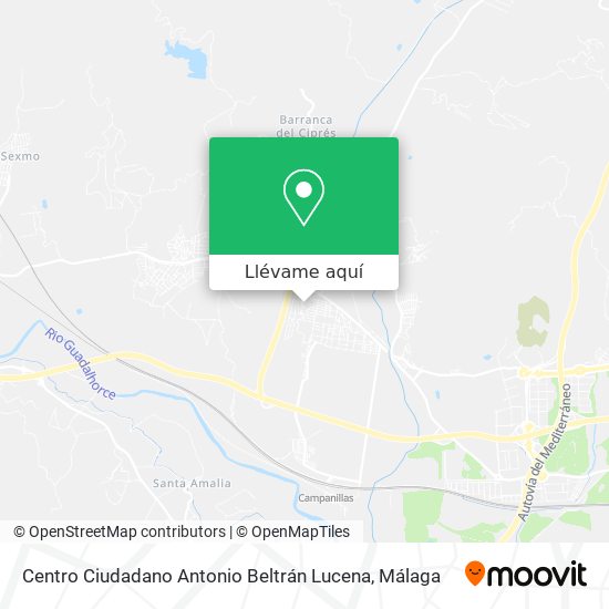 Mapa Centro Ciudadano Antonio Beltrán Lucena