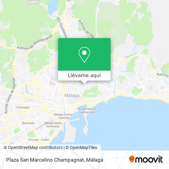 Mapa Plaza San Marcelino Champagnat