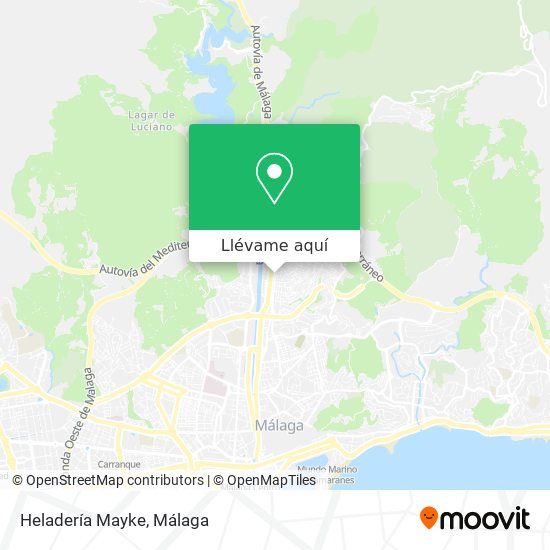 Mapa Heladería Mayke