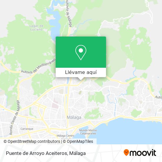 Mapa Puente de Arroyo Aceiteros