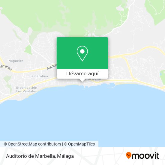 Mapa Auditorio de Marbella