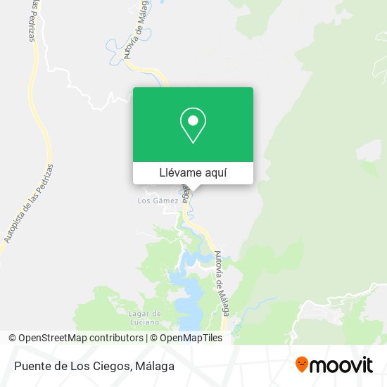 Mapa Puente de Los Ciegos