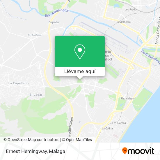 Mapa Ernest Hemingway