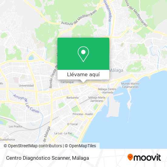 Mapa Centro Diagnóstico Scanner