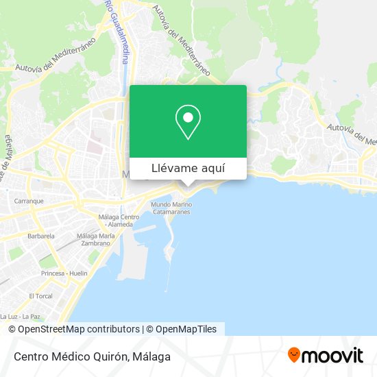 Mapa Centro Médico Quirón