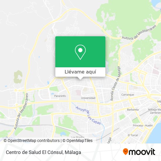 Mapa Centro de Salud El Cónsul
