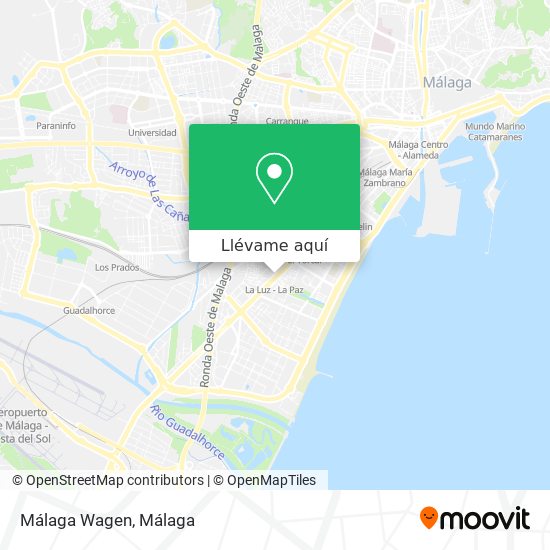 Mapa Málaga Wagen