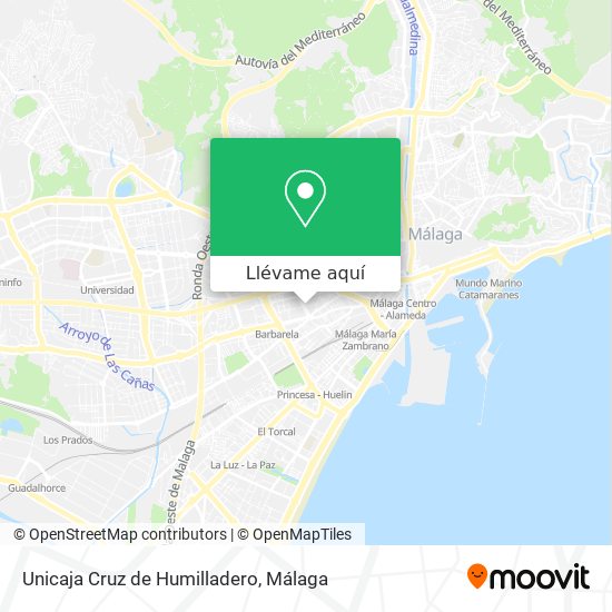 Mapa Unicaja Cruz de Humilladero