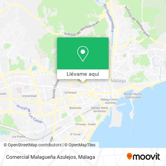 Mapa Comercial Malagueña Azulejos