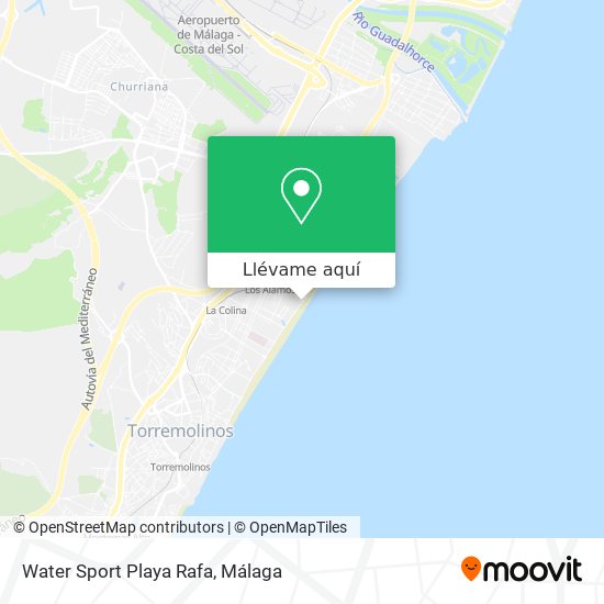 Mapa Water Sport Playa Rafa