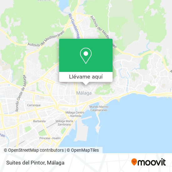 Mapa Suites del Pintor
