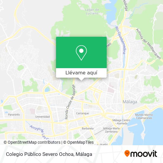 Mapa Colegio Público Severo Ochoa