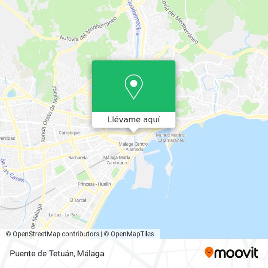 Mapa Puente de Tetuán