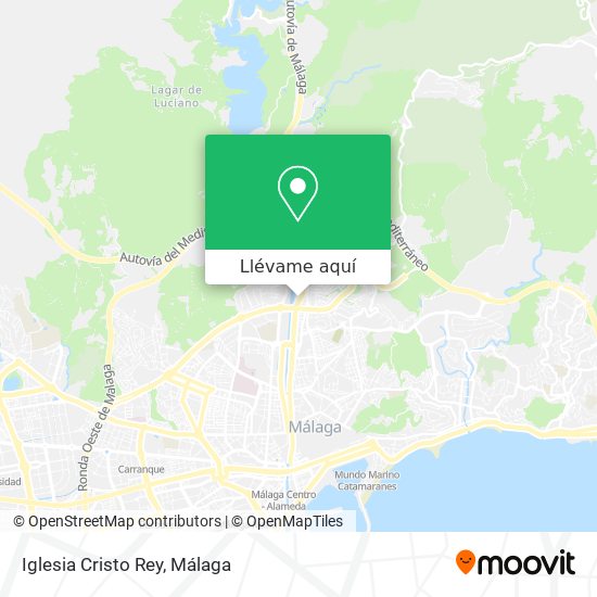 Mapa Iglesia Cristo Rey
