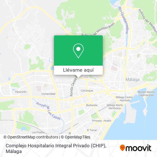Mapa Complejo Hospitalario Integral Privado (CHIP)