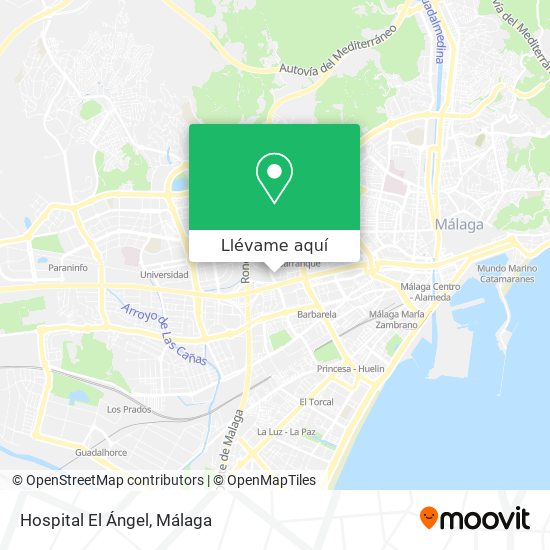 Mapa Hospital El Ángel