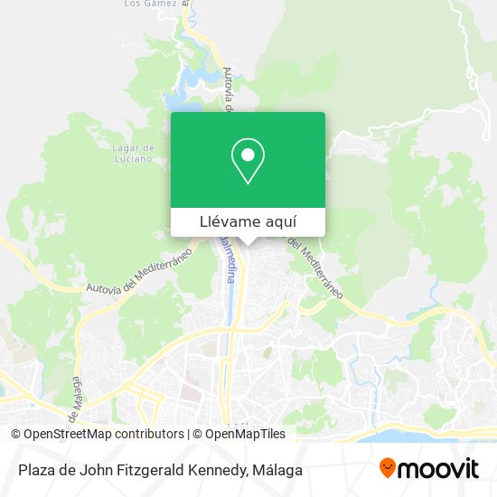 Mapa Plaza de John Fitzgerald Kennedy