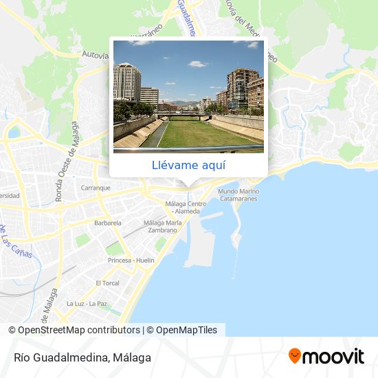 Mapa Río Guadalmedina