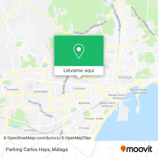Mapa Parking Carlos Haya