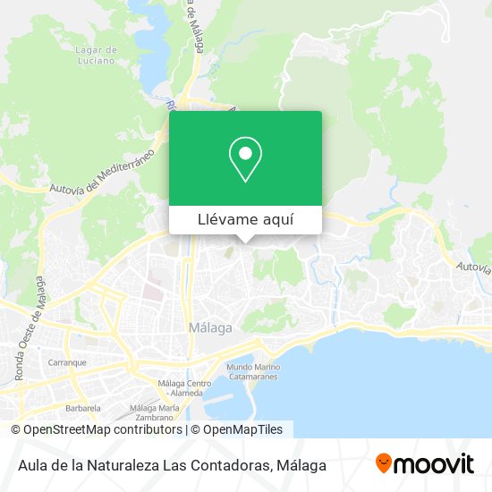 Mapa Aula de la Naturaleza Las Contadoras
