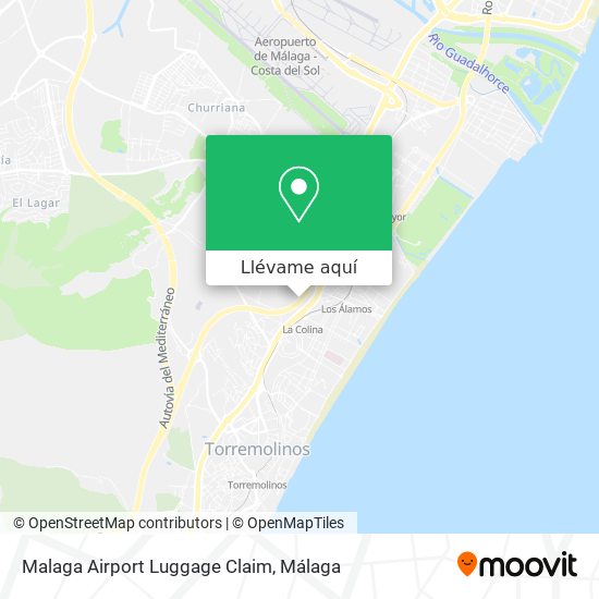 Mapa Malaga Airport Luggage Claim
