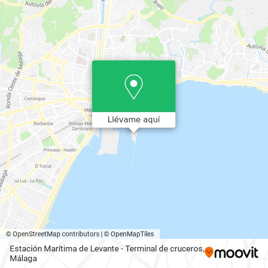 Mapa Estación Marítima de Levante - Terminal de cruceros