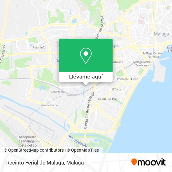 Mapa Recinto Ferial de Málaga