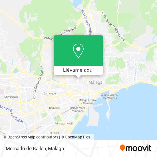 Mapa Mercado de Bailén