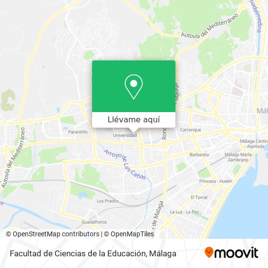 Mapa Facultad de Ciencias de la Educación