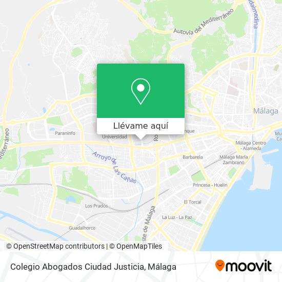 Mapa Colegio Abogados Ciudad Justicia