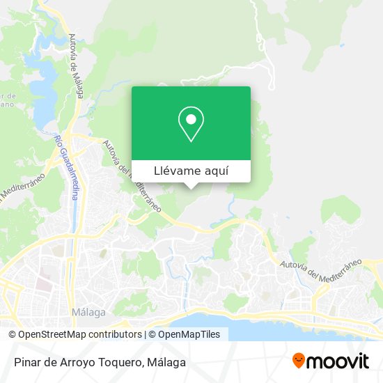 Mapa Pinar de Arroyo Toquero
