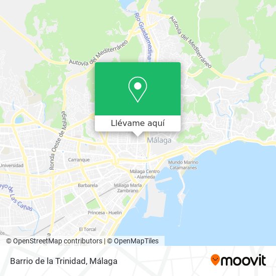 Mapa Barrio de la Trinidad