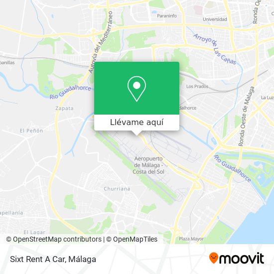 Mapa Sixt Rent A Car