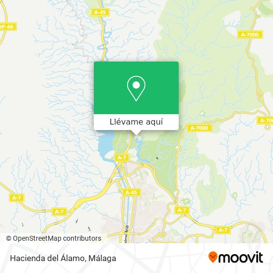 Mapa Hacienda del Álamo