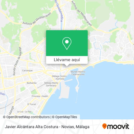 Mapa Javier Alcántara Alta Costura - Novias