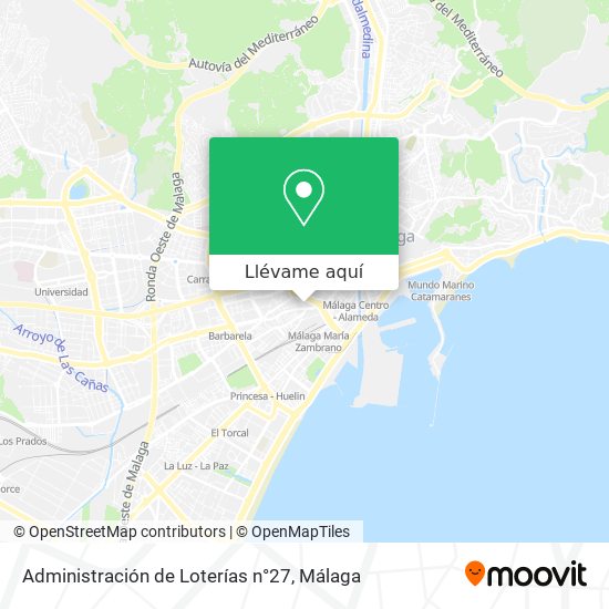 Mapa Administración de Loterías n°27