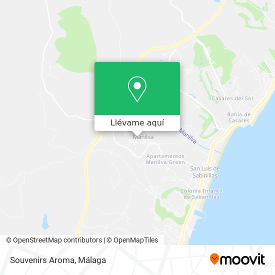 Mapa Souvenirs Aroma
