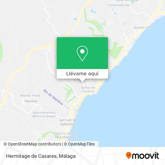Mapa Hermitage de Casares