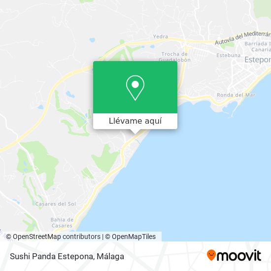 Mapa Sushi Panda Estepona