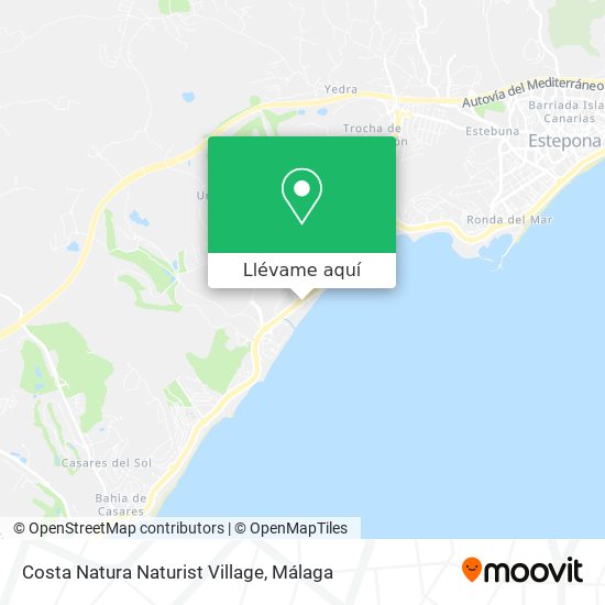 Mapa Costa Natura Naturist Village