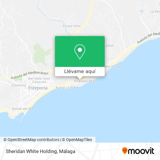 Mapa Sheridan White Holding