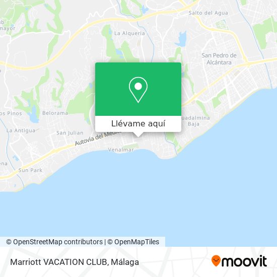 Mapa Marriott VACATION CLUB
